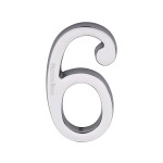 M Marcus Heritage Brass Numeral 6 - Concealed Fix 76mm